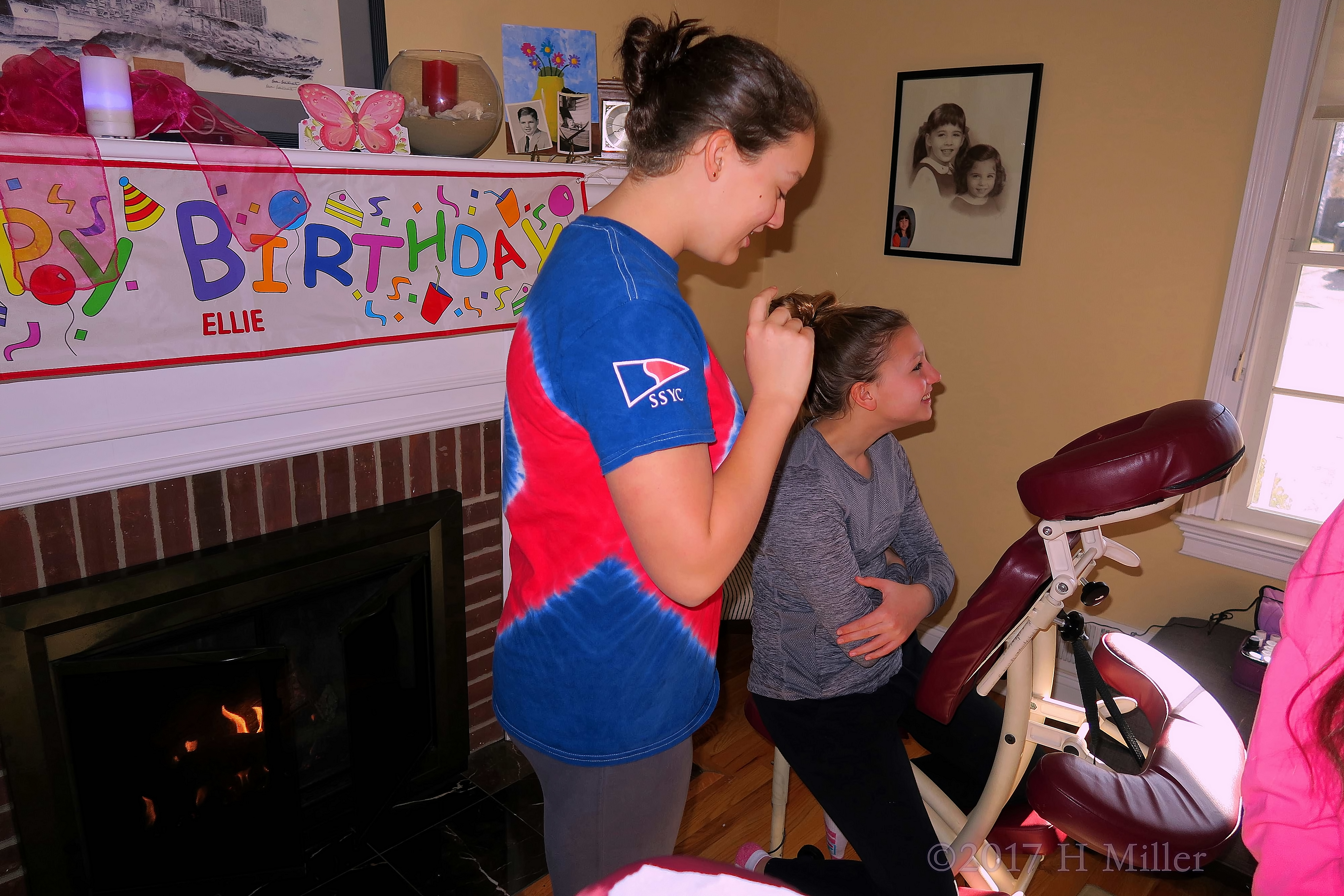 Birthday Banter Amongst Party Guests In Massage Chairs Birthday Banter Amongst Party Guests In Massage Chairs