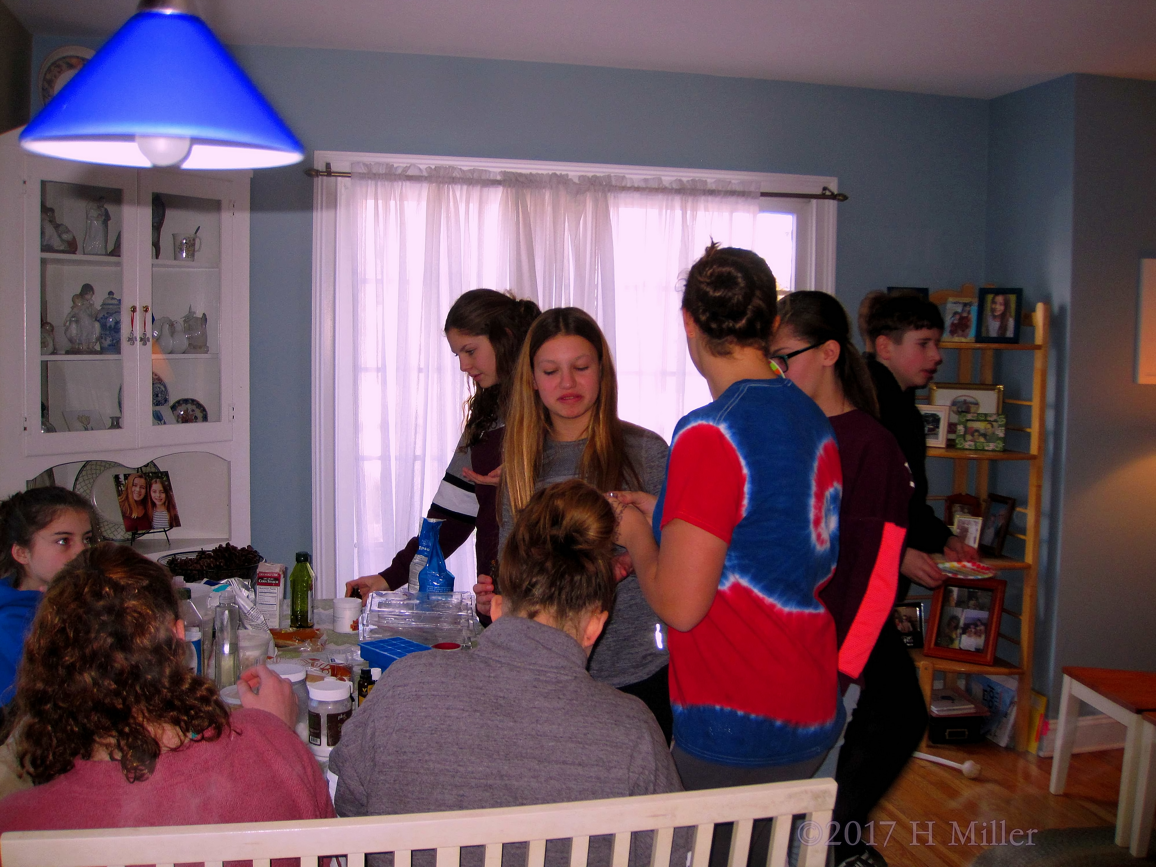 Party Guests Around The Kids Crafts Table Party Guests Around The Kids Crafts Table