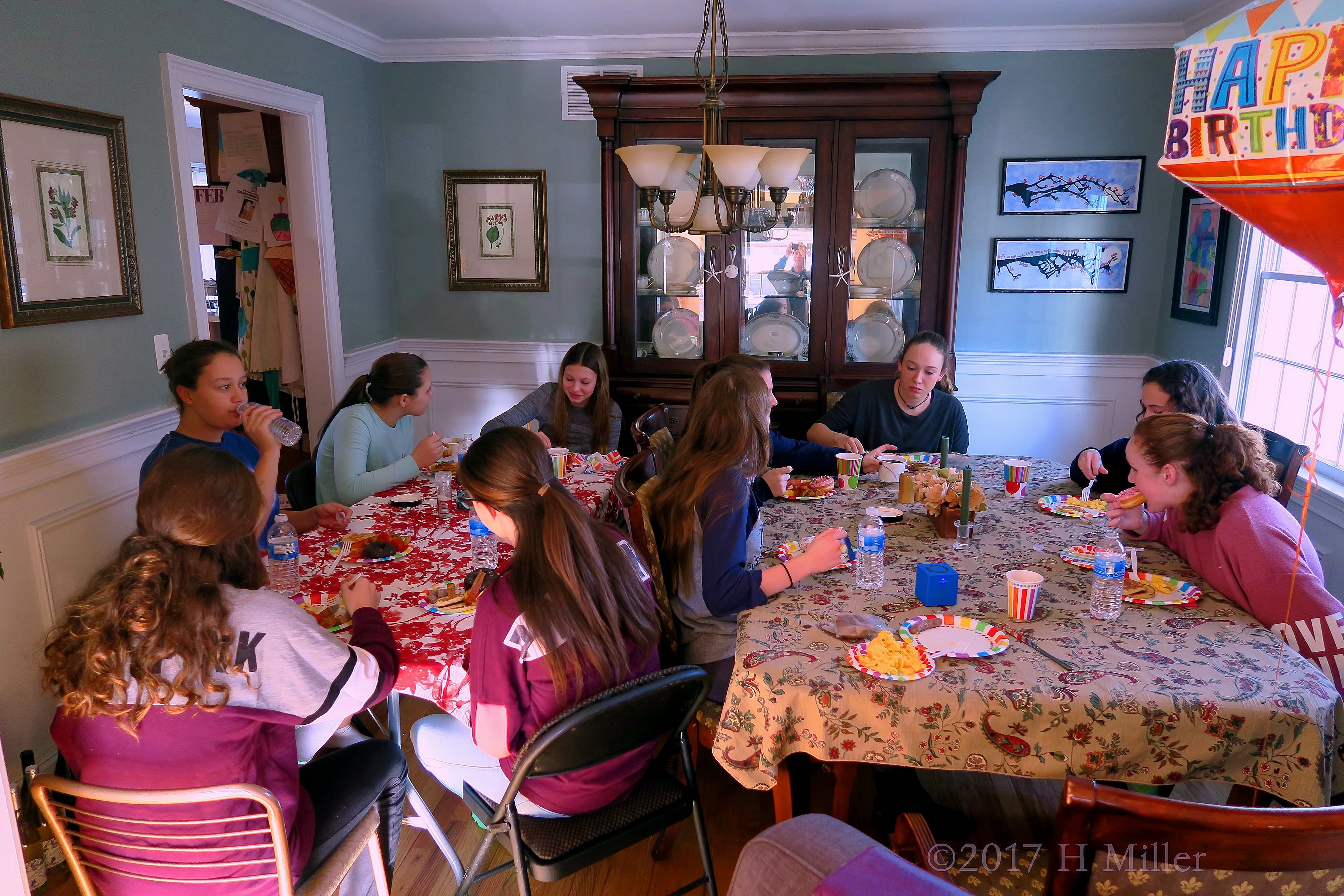 Party Guests Birthday Buffet Group Photo Party Guests Birthday Buffet Group Photo