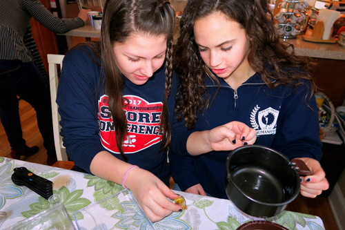 Party Guests Hard At Work Making Kids Crafts Party Guests Hard At Work Making Kids Crafts