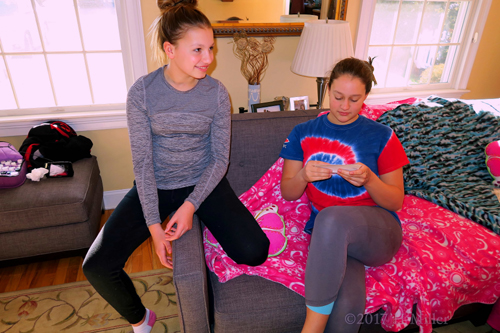 Party Guests Lounging On The Kids Spa Couches Party Guests Lounging On The Kids Spa Couches