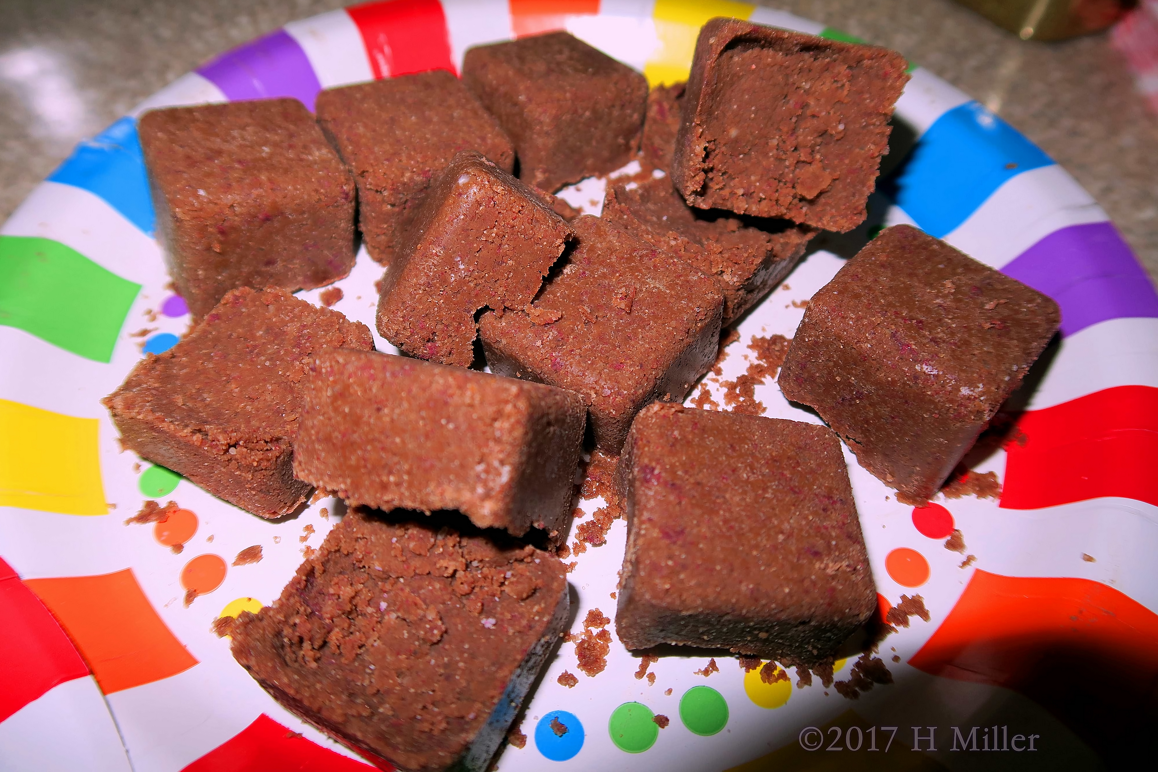 Beautifully Done! Fizzy Bath Bomb Challenge Crafts Completed On A Rainbow Plate! 