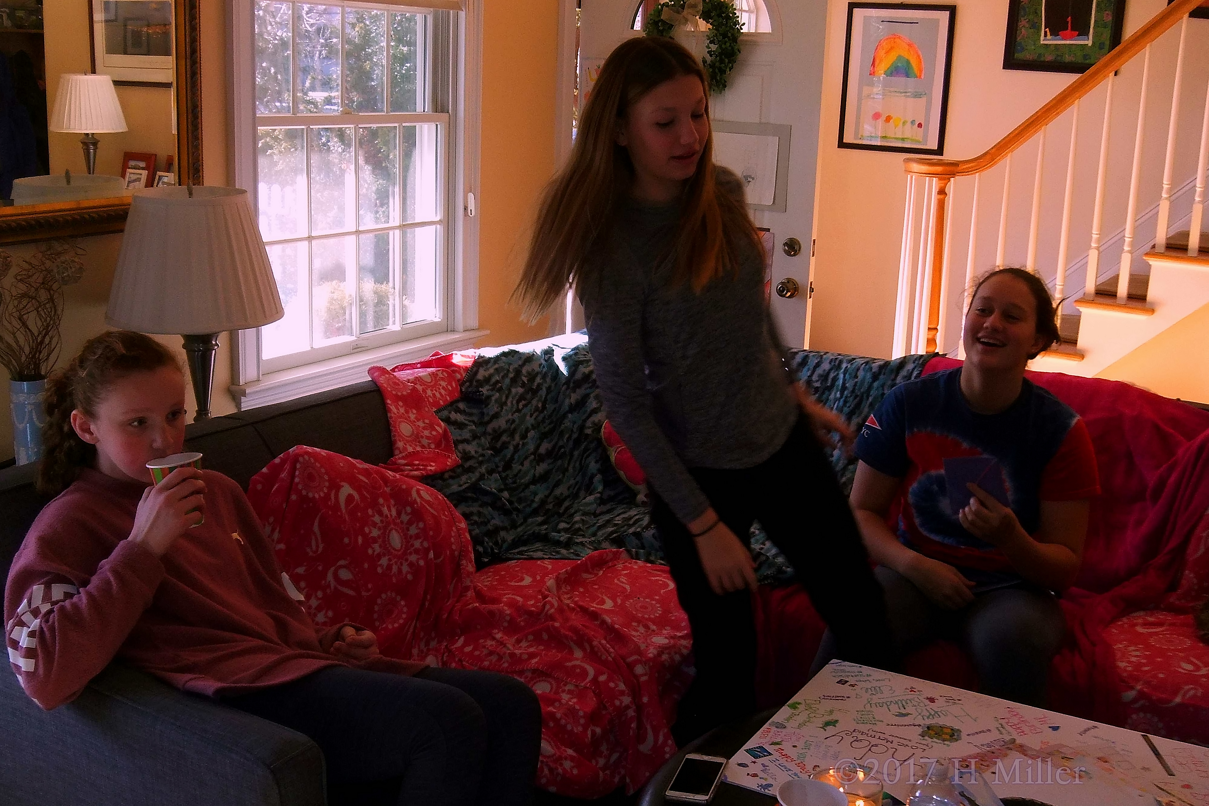 Party Guests Chilling Signing The Spa Birthday Card Party Guests Chilling Signing The Spa Birthday Card