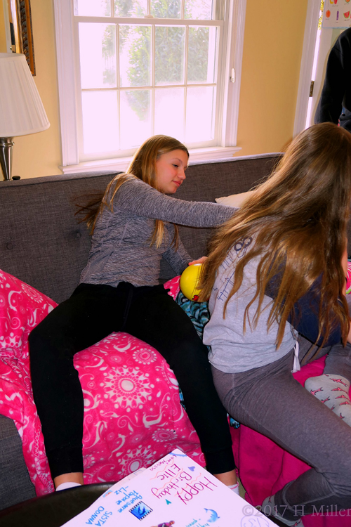 Birthday Party Guest Lounging Birthday Party Guest Lounging