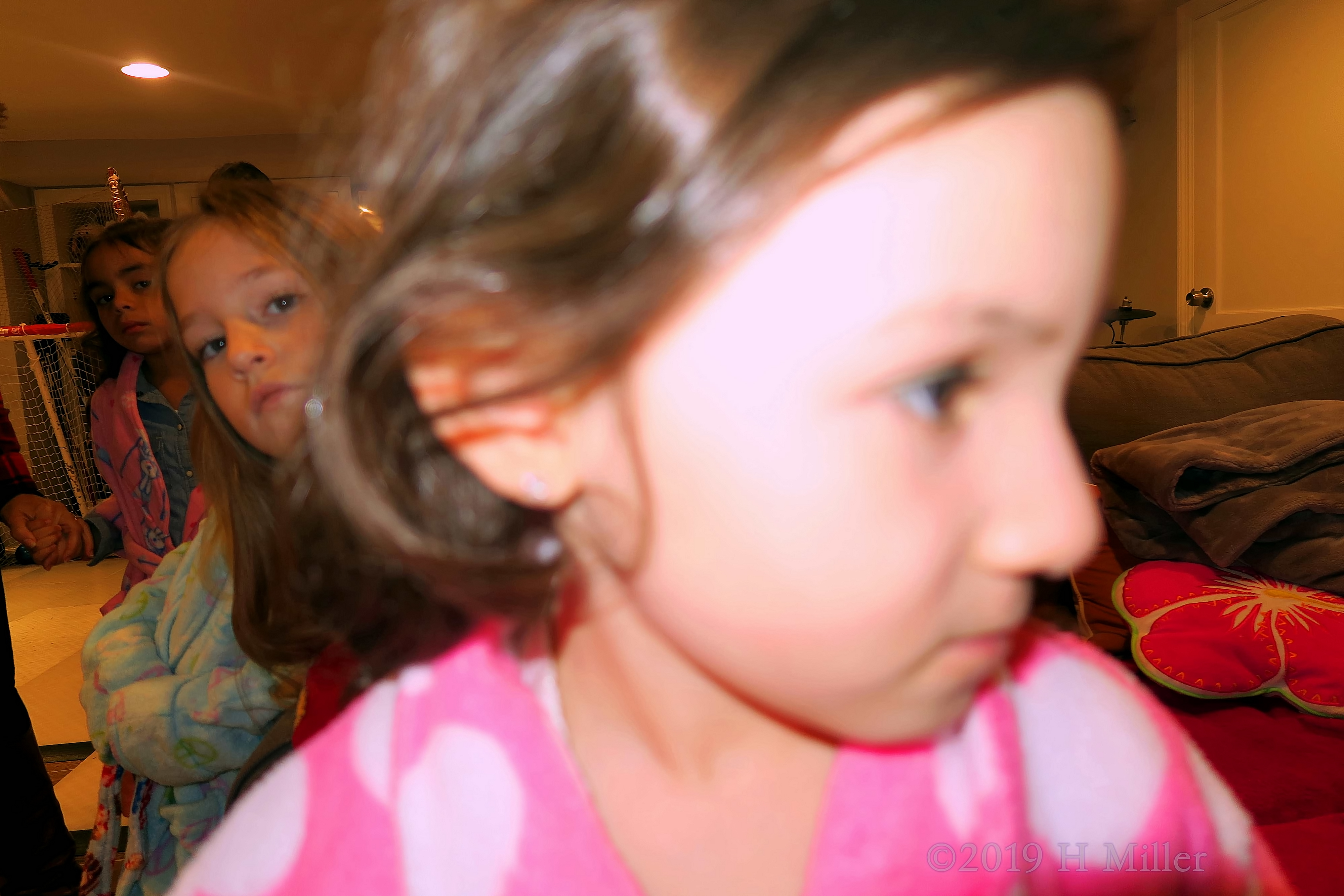 Girls Lining Up To Choose Their Spa Robes Girls Lining Up To Choose Their Spa Robes