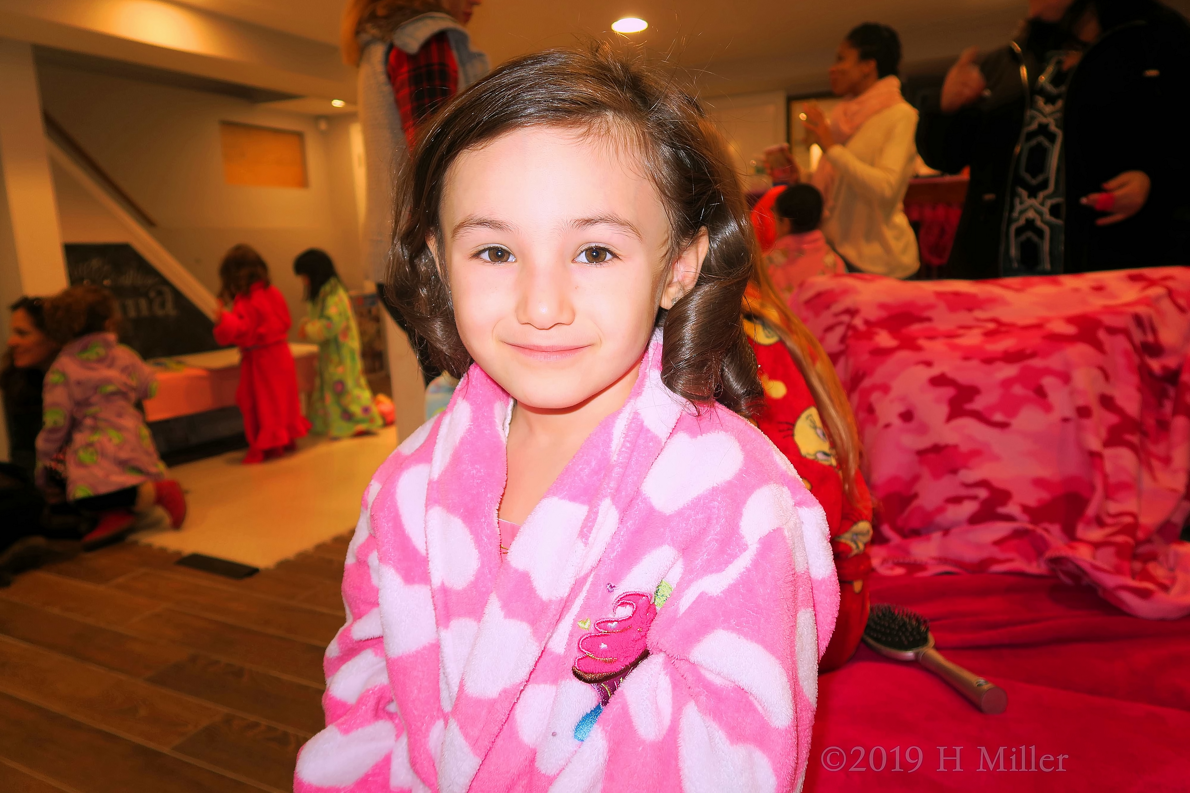 Pink Cupcake Polka Dot Kids Spa Robe Pink Cupcake Polka Dot Kids Spa Robe