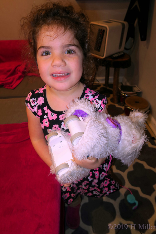 Party Guest Posing With Toy Party Guest Posing With Toy