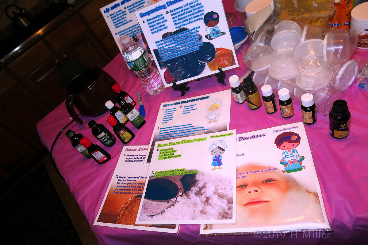 Crafting Combinations! Kids Crafts For Spa Party Guests! 