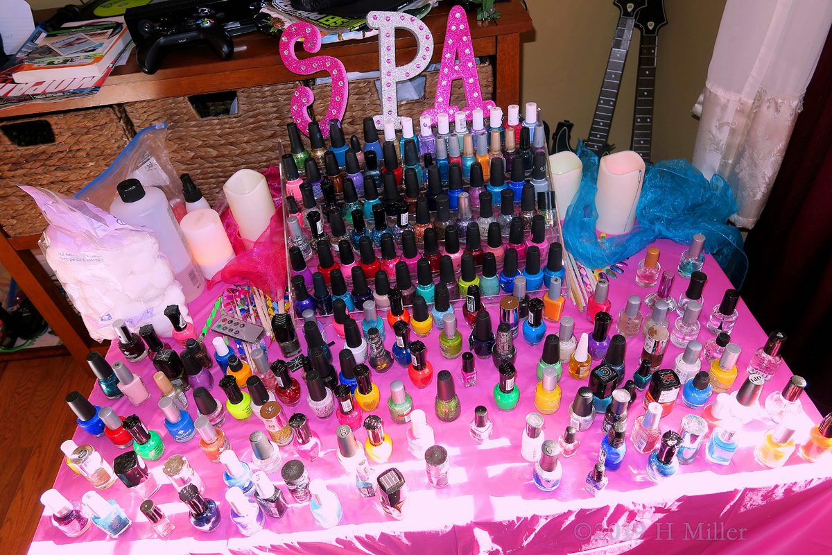 Polish And Party! All The Shades Party Guests Can Choose From At The Nail Spa! 