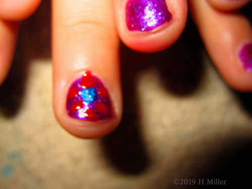 Blossoming Flowers! Kids Manicure Has Flower Accent Nail Art! Blossoming Flowers! Kids Manicure Has Flower Accent Nail Art!