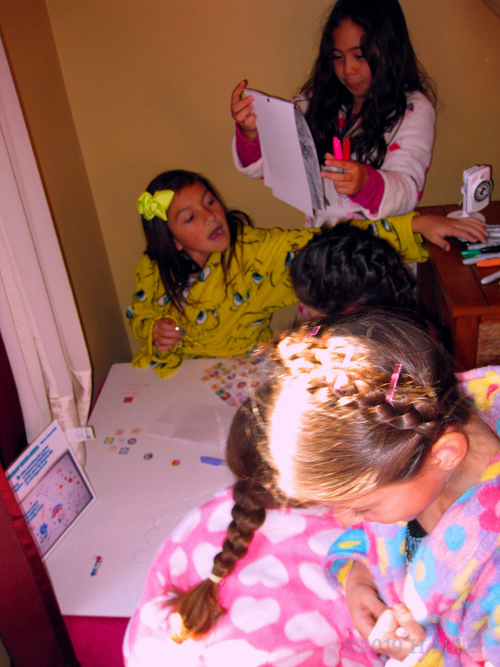 Sharpies And Stickers! Party Guests Sign Spa Birthday Card Sharpies And Stickers! Party Guests Sign Spa Birthday Card