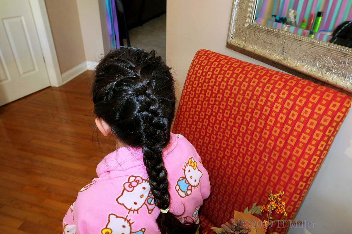Do The Twist! Back Of Braids For A Kids Hairstyle