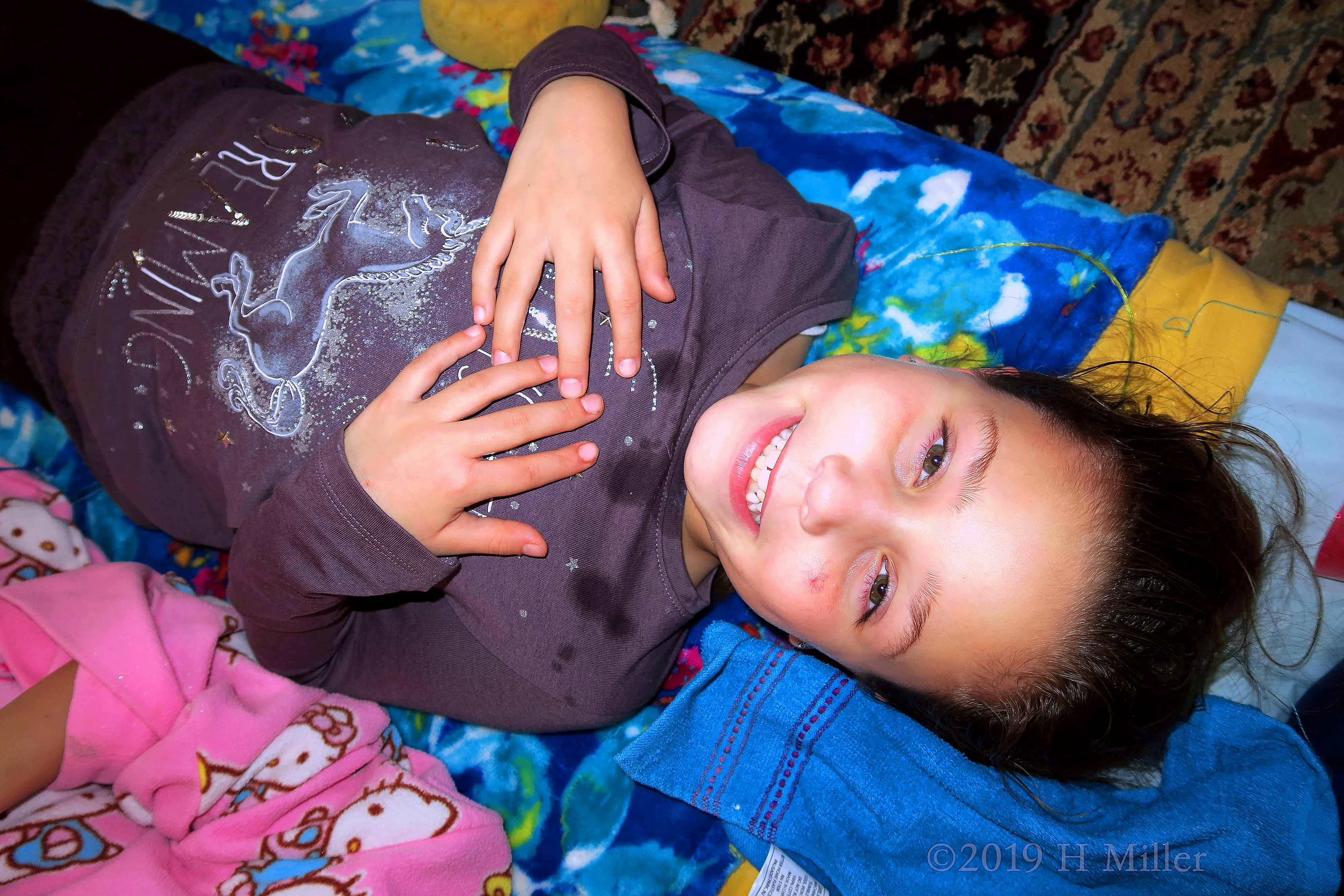 Facials And Fun! Spa Party Guest Poses For Kids Facial! Facials And Fun! Spa Party Guest Poses For Kids Facial!