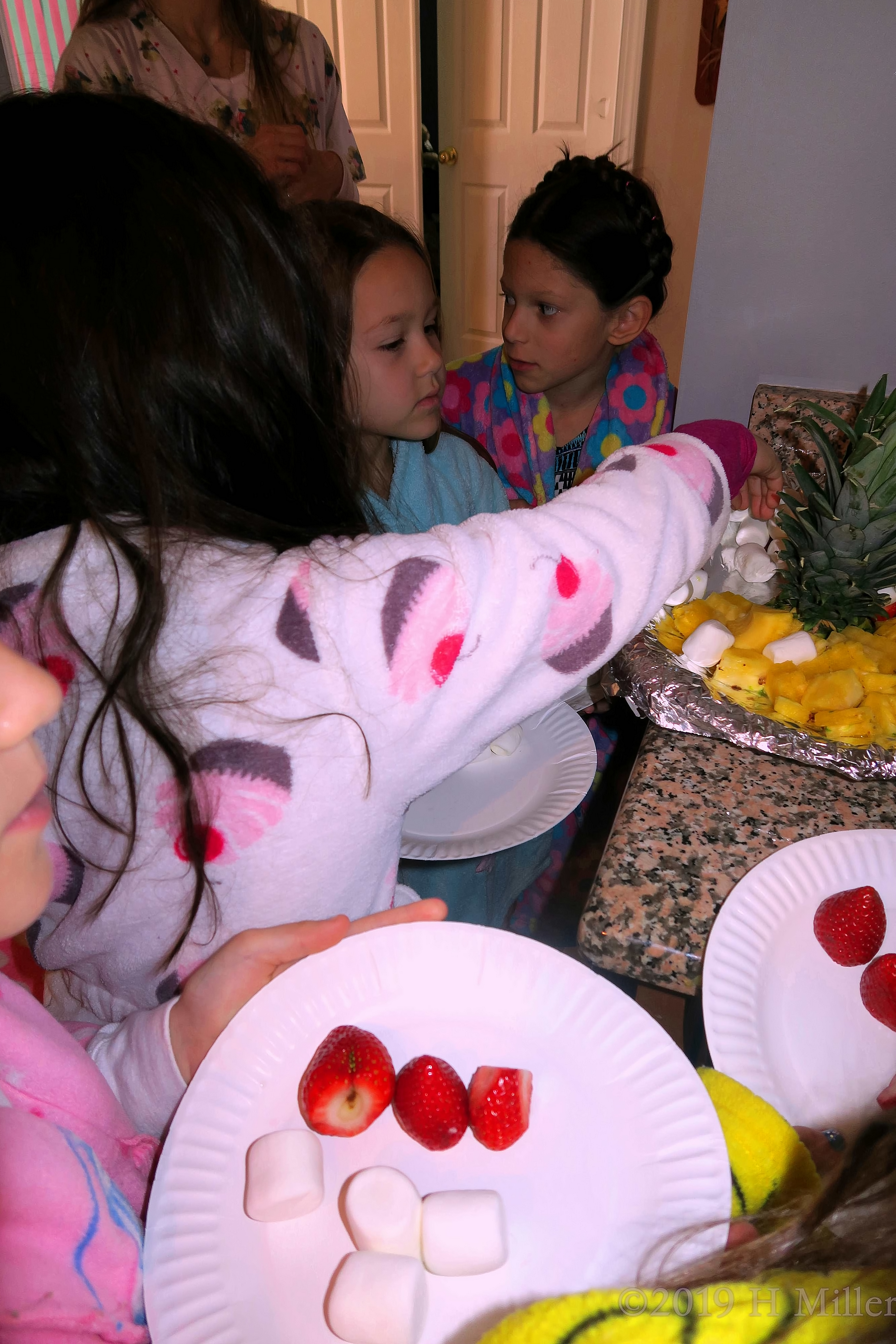 Picking From The Platter! Party Guests Choose Snacks! Picking From The Platter! Party Guests Choose Snacks!