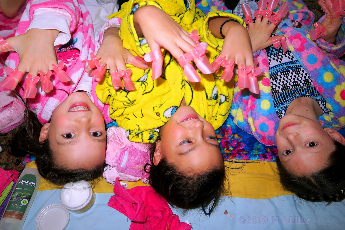 A Beaming Bunch! Party Guests At The Spa Party! A Beaming Bunch! Party Guests At The Spa Party!