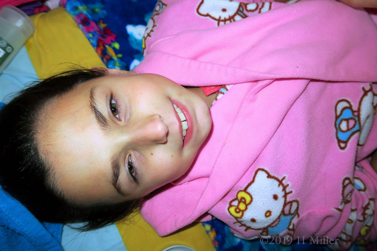 Charming Close Up! Party Guest Before Her Kids Facial At The Kids Spa! Charming Close Up! Party Guest Before Her Kids Facial At The Kids Spa!