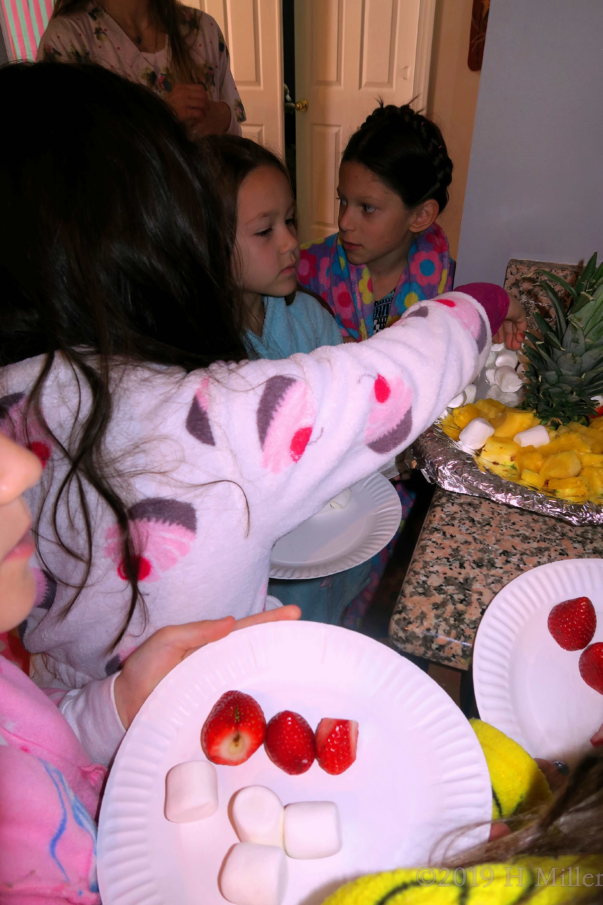 Picking From The Platter! Party Guests Choose Snacks! Picking From The Platter! Party Guests Choose Snacks!
