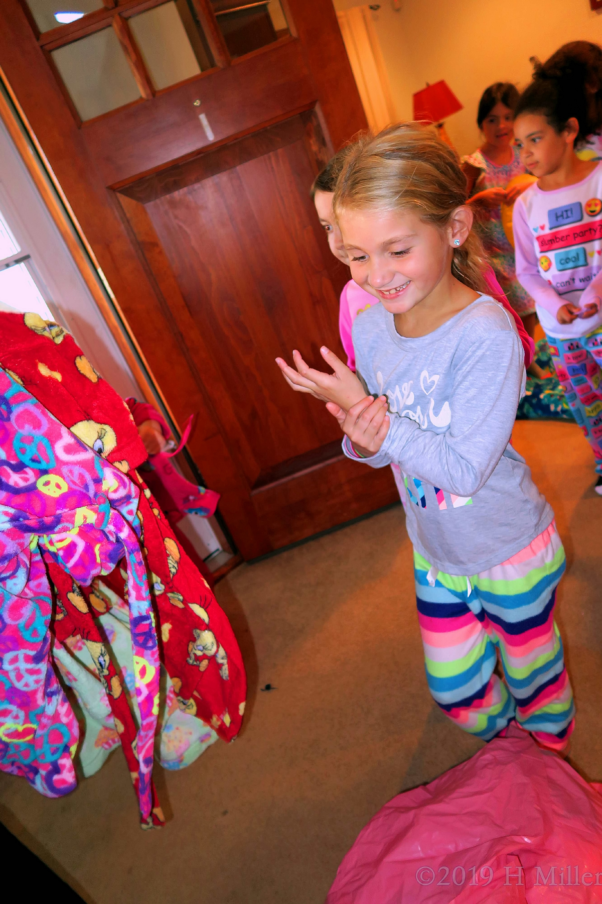 Selections And Smiles! Picking Kids Spa Robes! 
