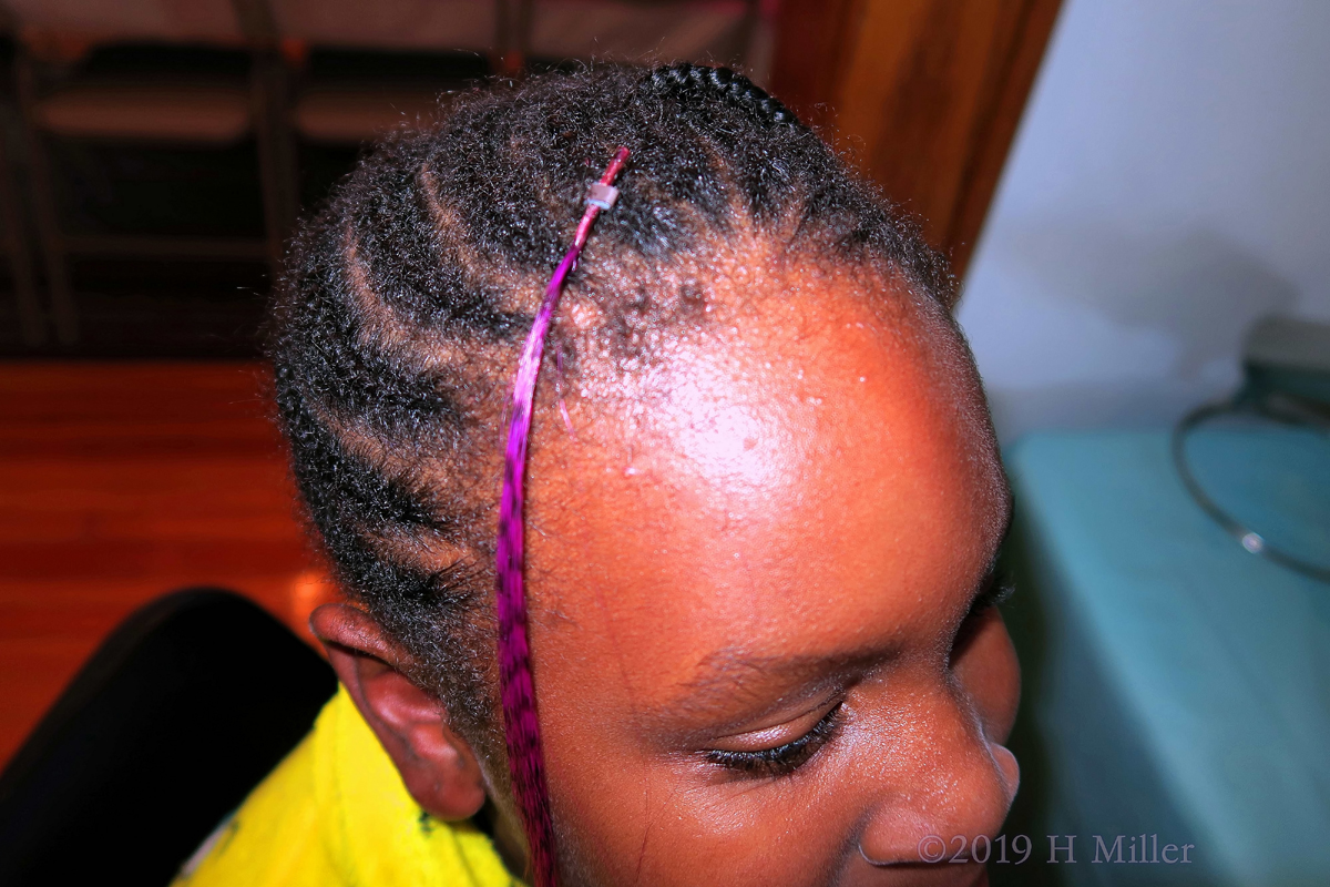 Side Of The Style! Kids Hairstyle With Hair Feather! 