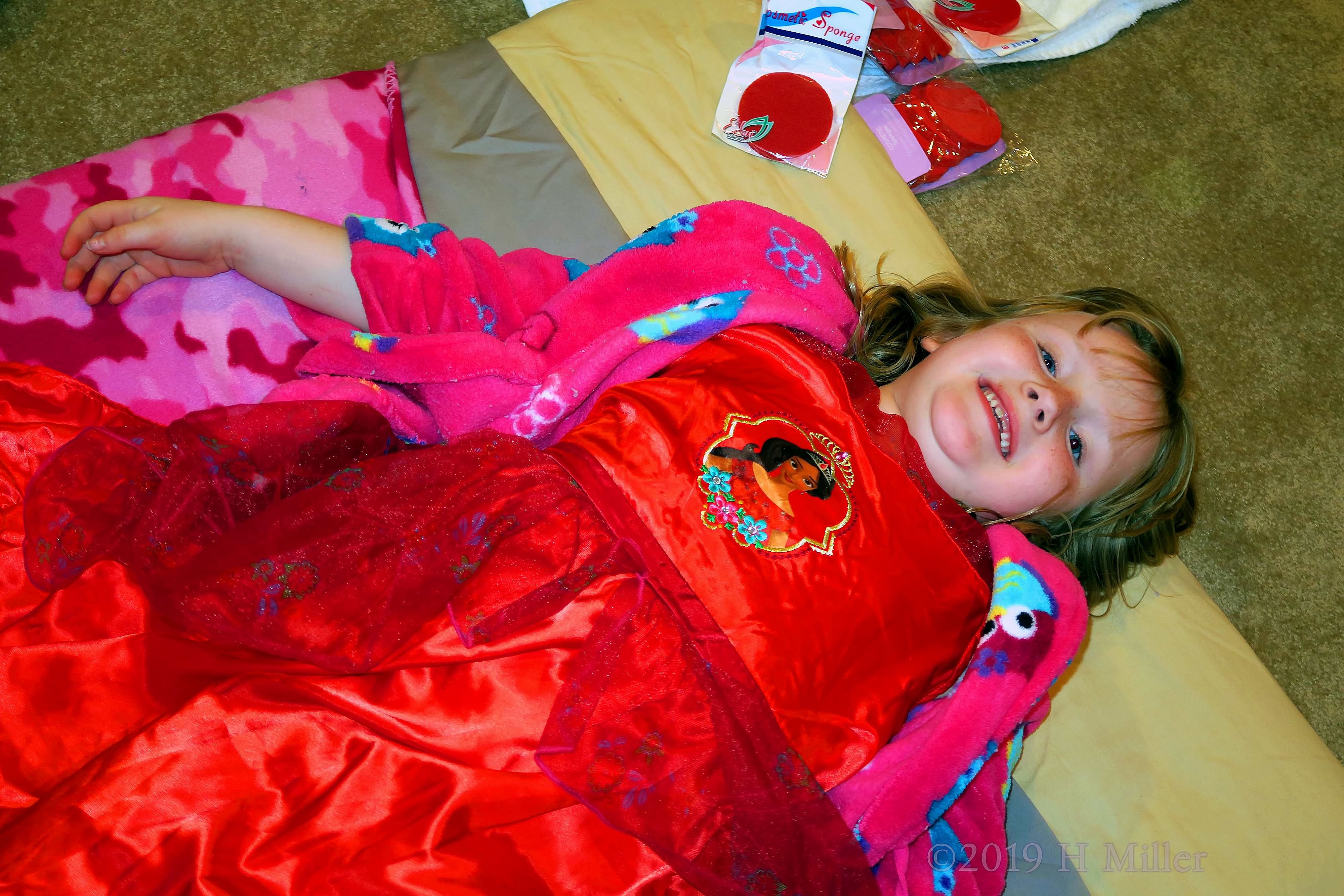 Camo And Owls Cheerfulness! Birthday Girl Poses For Kids Facial! Camo And Owls Cheerfulness! Birthday Girl Poses For Kids Facial!