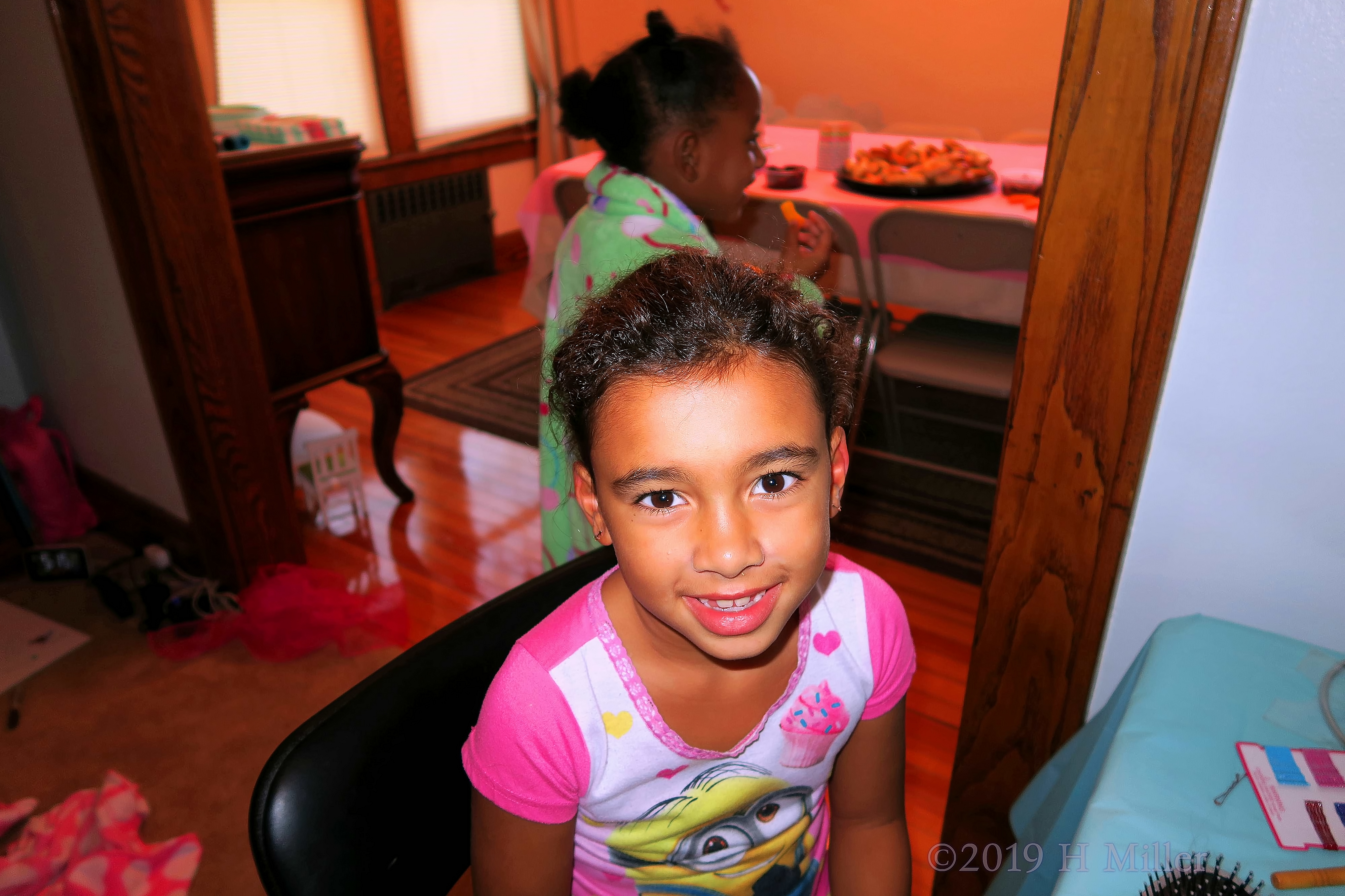 Pampered In Pink! Kids Hairstyles At The Girls Spa! Pampered In Pink! Kids Hairstyles At The Girls Spa!