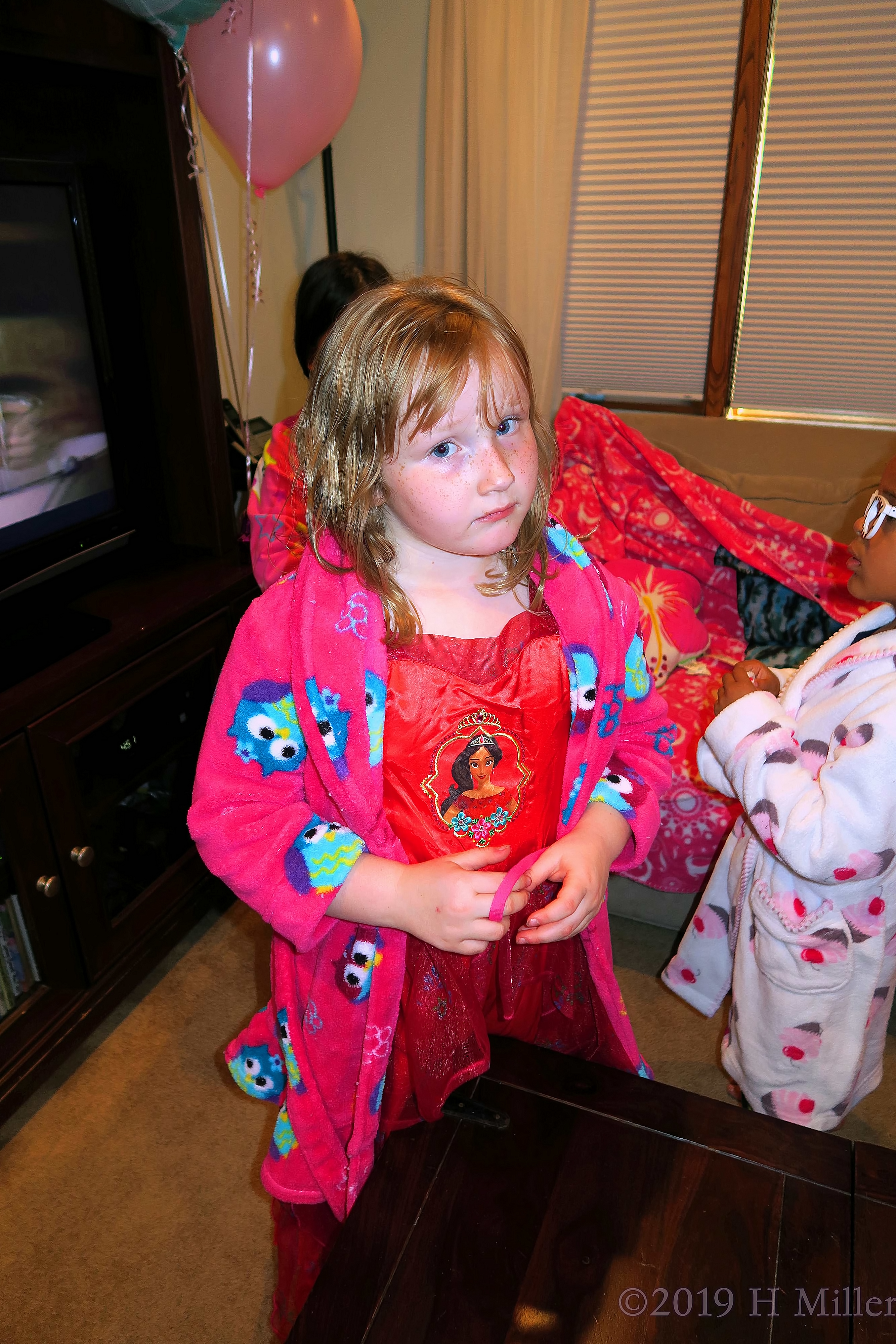 Ready In Red! Birthday Girl In Spa Robe! Ready In Red! Birthday Girl In Spa Robe!