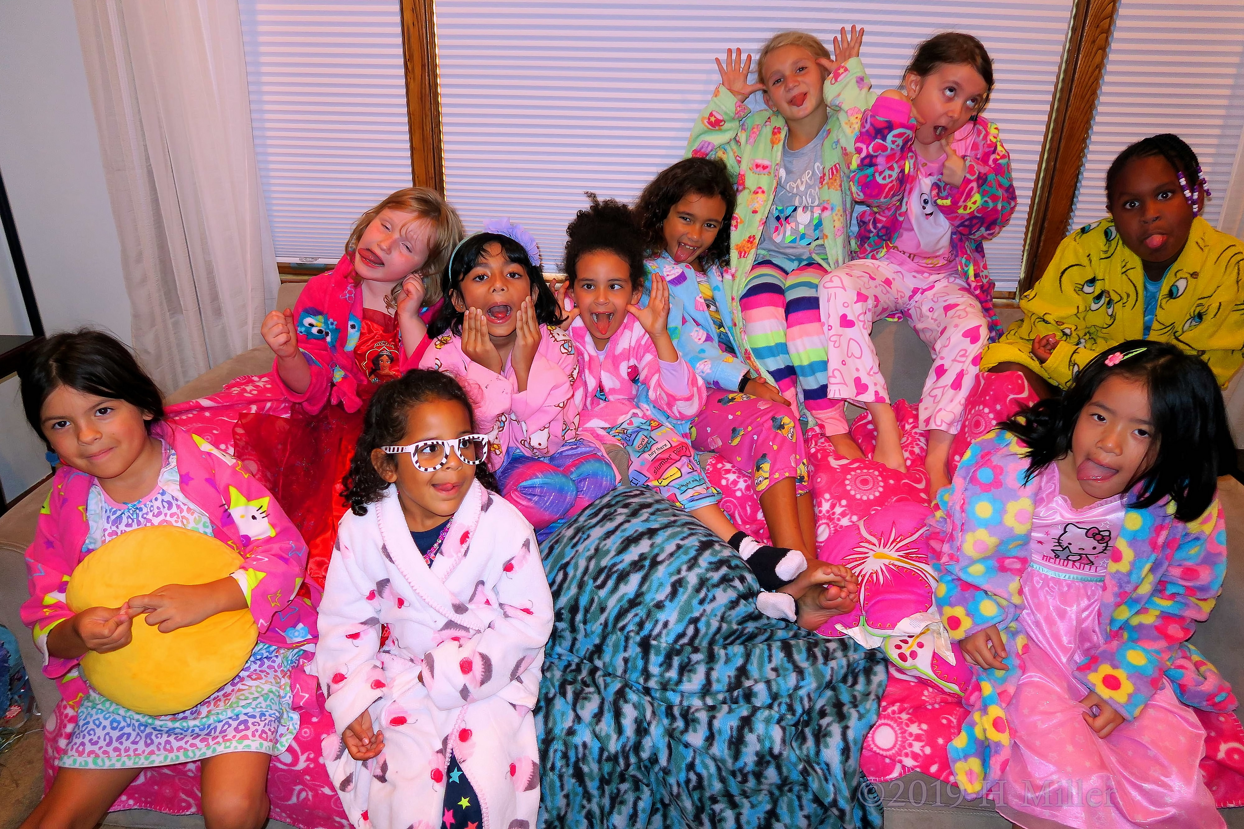 Robed And Ready! Kids Spa Party Group Photo! Robed And Ready! Kids Spa Party Group Photo!