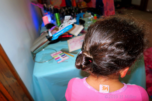 Back Of The Bun! Kids Hairstyle For The Kids Spa Party!