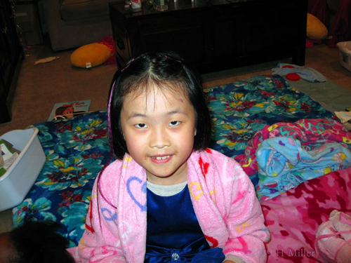 Feather Hairstyles For Girls! Posing At The Spa Party! Feather Hairstyles For Girls! Posing At The Spa Party!