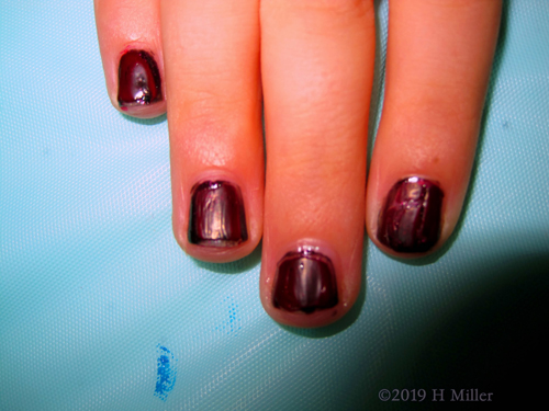 Mad For Mahogany! Kids Mani Mad For Mahogany! Kids Mani