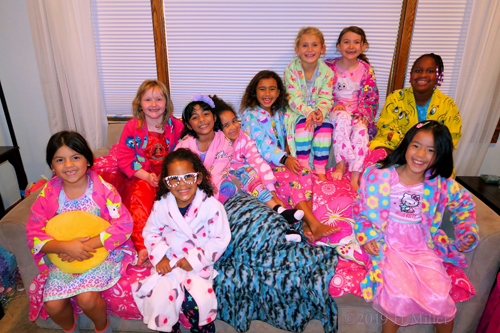 Robes And Ready! Party Guests Group Photo! Robes And Ready! Party Guests Group Photo!