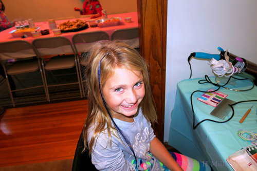 Welcoming Waves And Hair Feathers! Kids Hairstyle At The Spa Party! Welcoming Waves And Hair Feathers! Kids Hairstyle At The Spa Party!