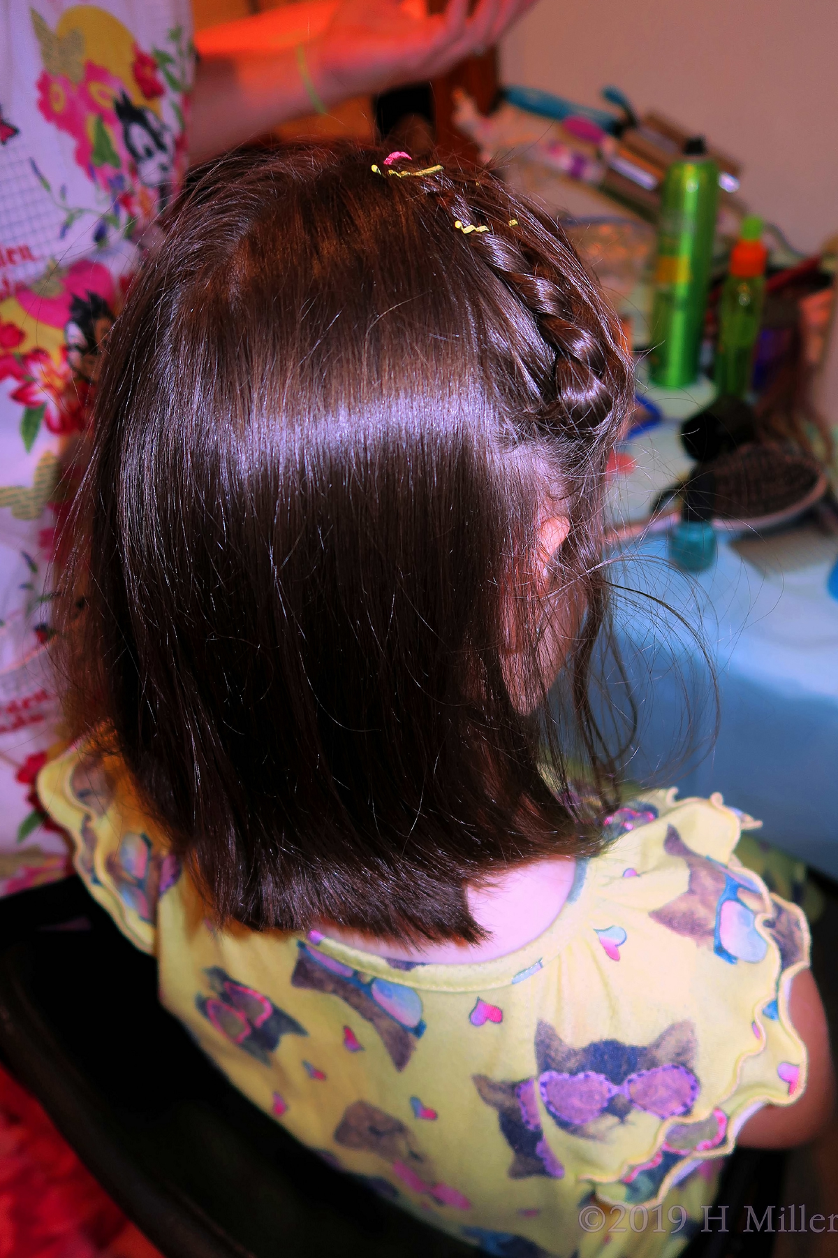 Braids And Back! Kids Hairstyle On Spa Party Guest! 1