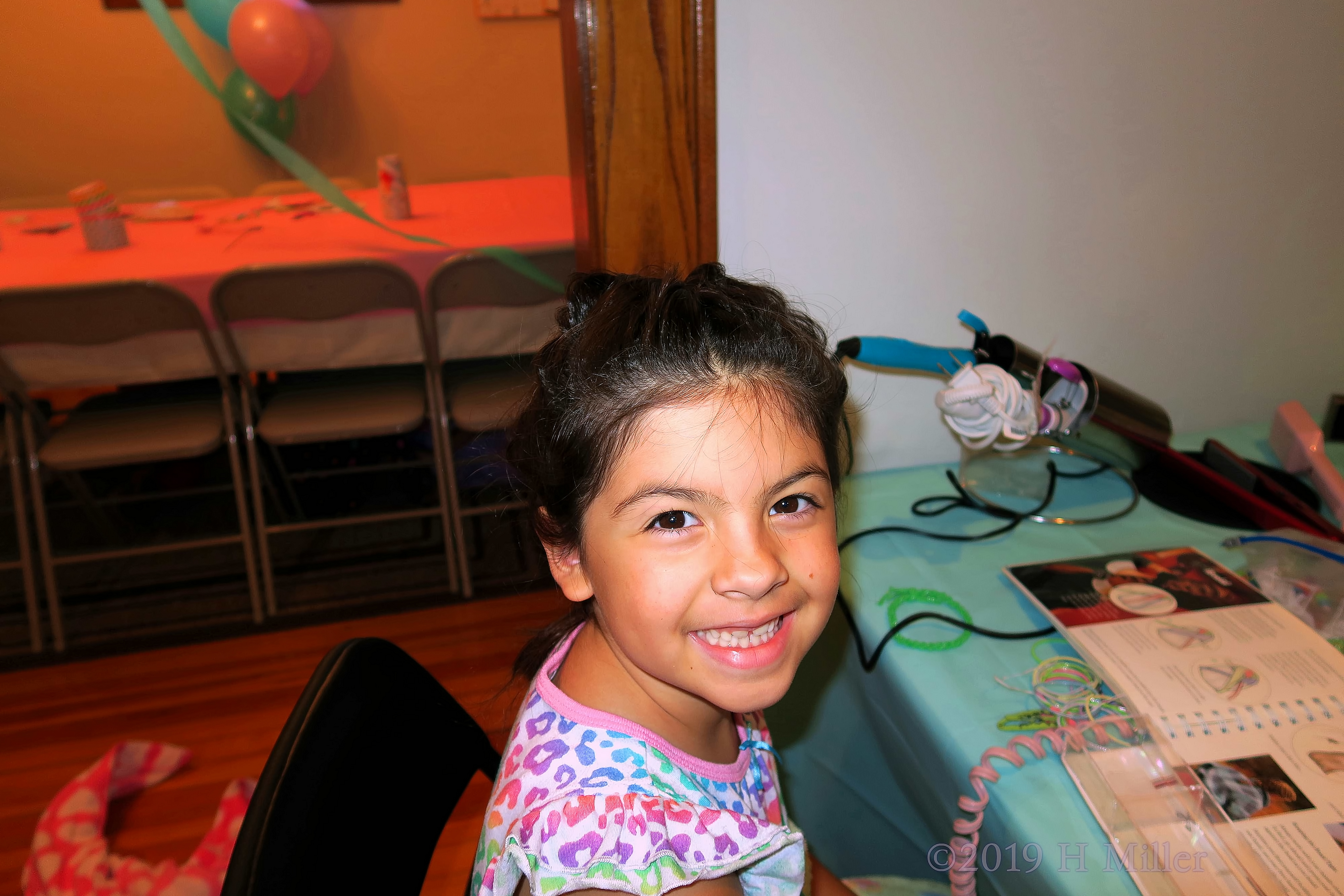 Big Smiles For Braids! Spa Party Guest Gets Kids Hairstyle! Big Smiles For Braids! Spa Party Guest Gets Kids Hairstyle!