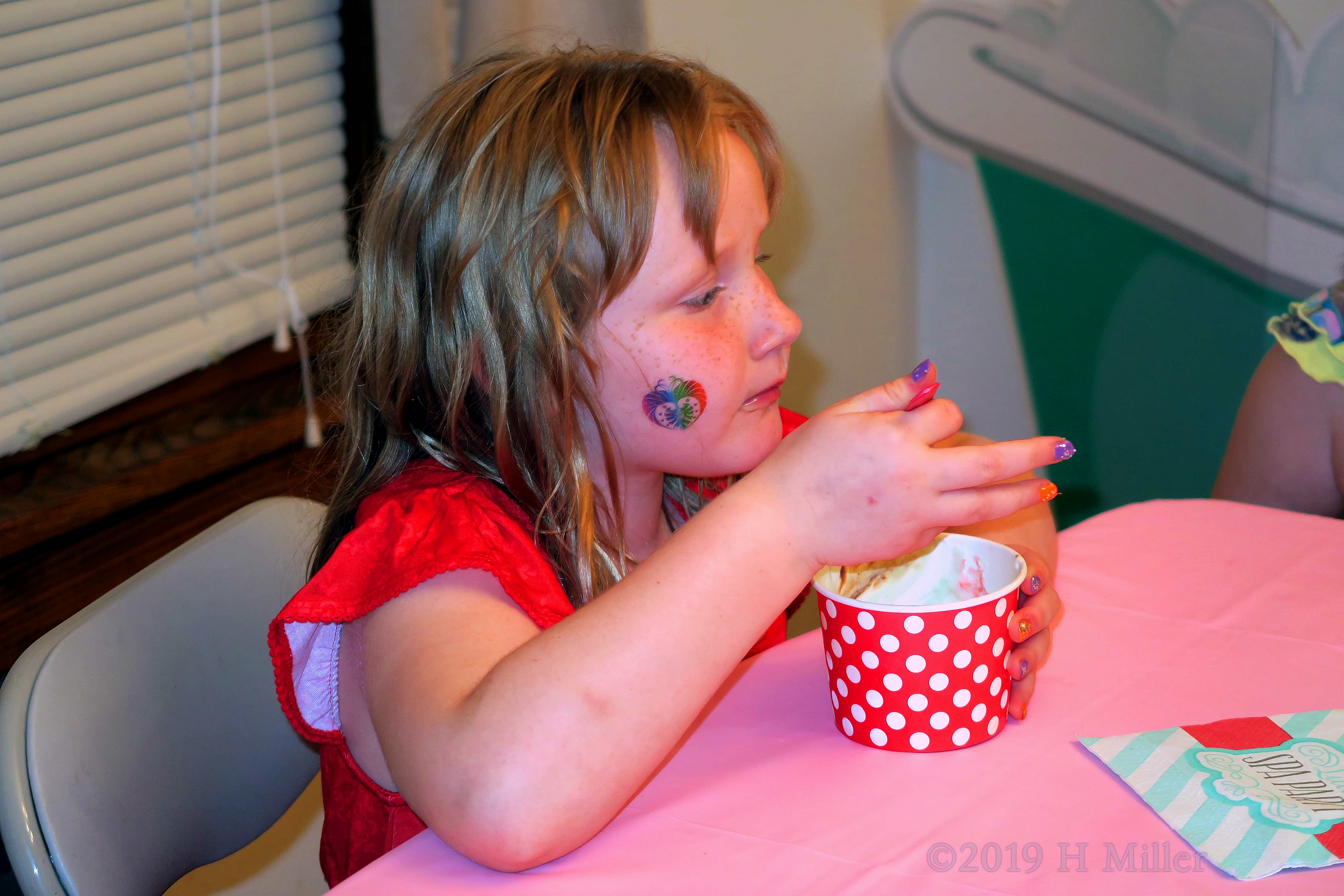 Dessert And Dots! Birthday Girl Eats Dessert At Spa Party! 4 Dessert And Dots! Birthday Girl Eats Dessert At Spa Party! 4