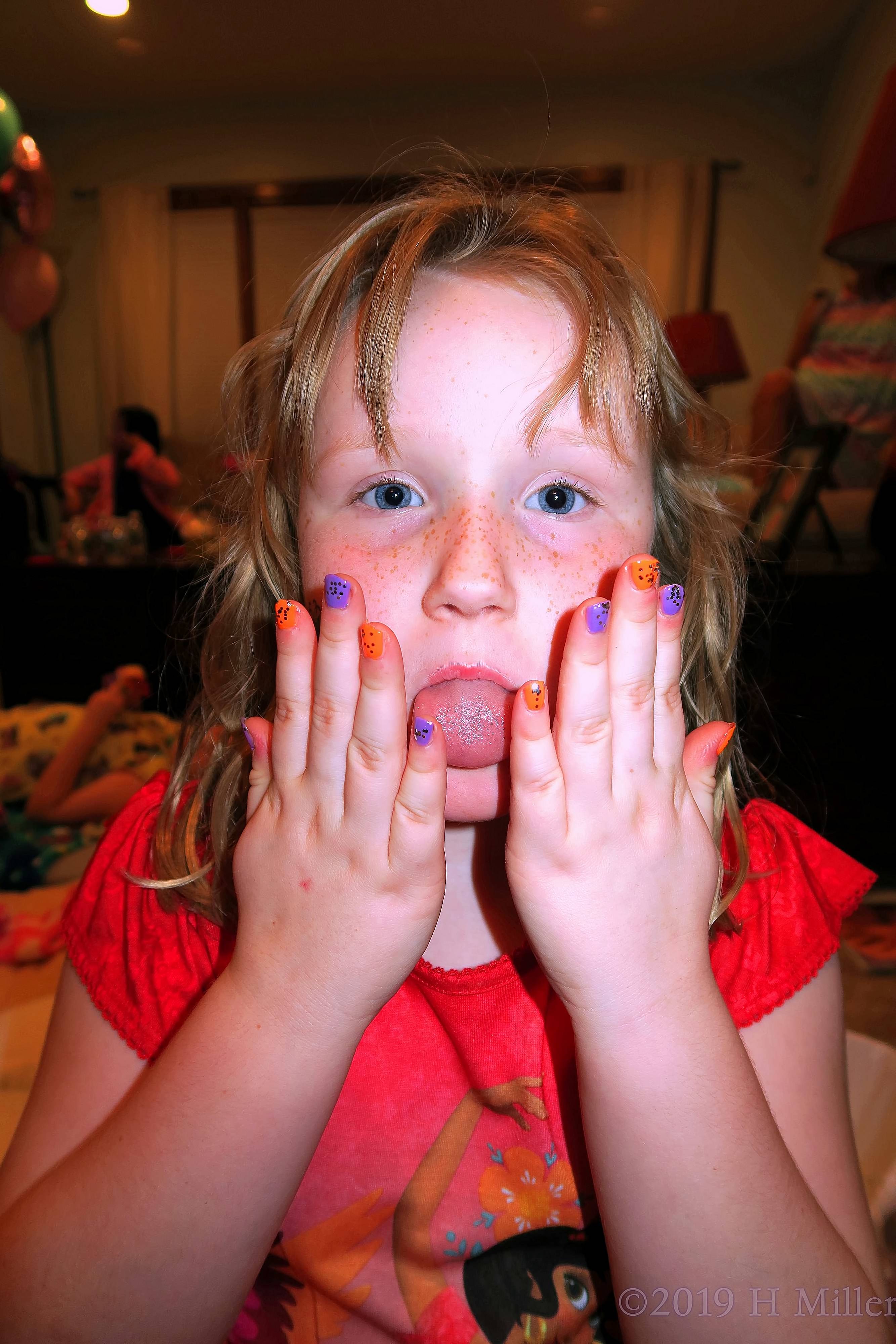 Modeling Manis! Kids Mani On Birthday Girl At The Kids Spa! 4 Modeling Manis! Kids Mani On Birthday Girl At The Kids Spa! 4