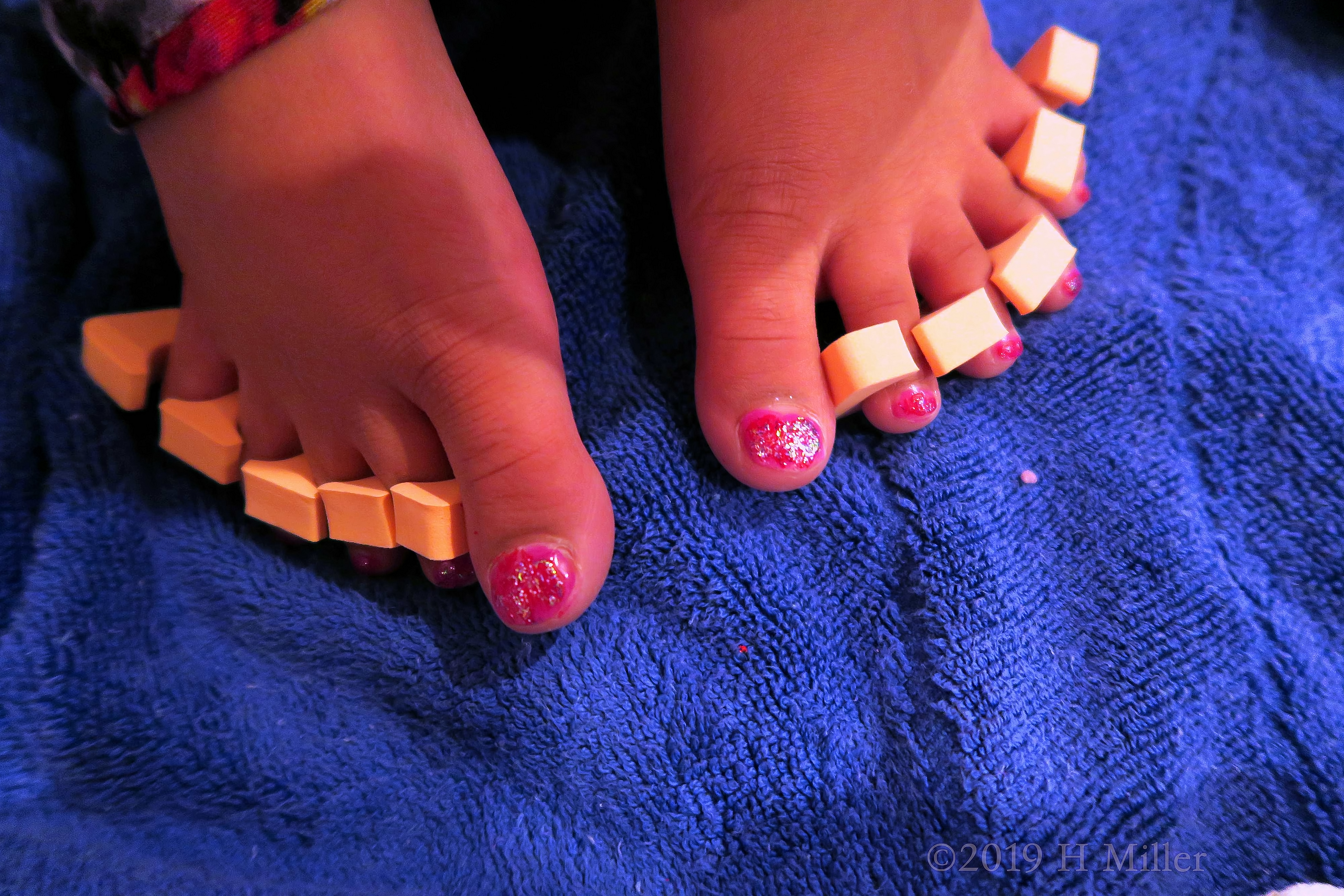 Pink Pedis! Kids Pedi On Party Guest Left To Dry! 4