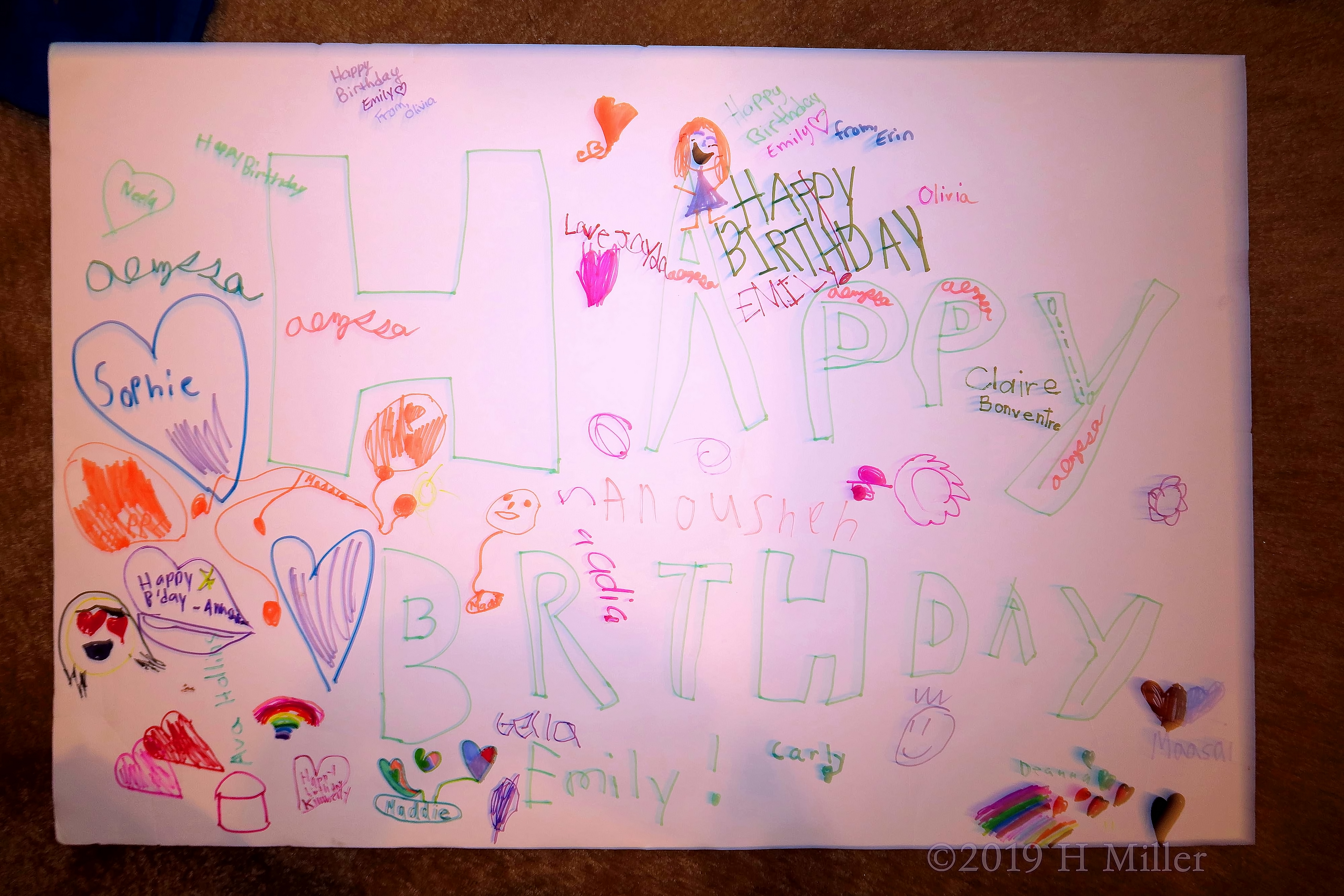 Signing Complete! Spa Birthday Card Signed By Guests! 4 Signing Complete! Spa Birthday Card Signed By Guests! 4