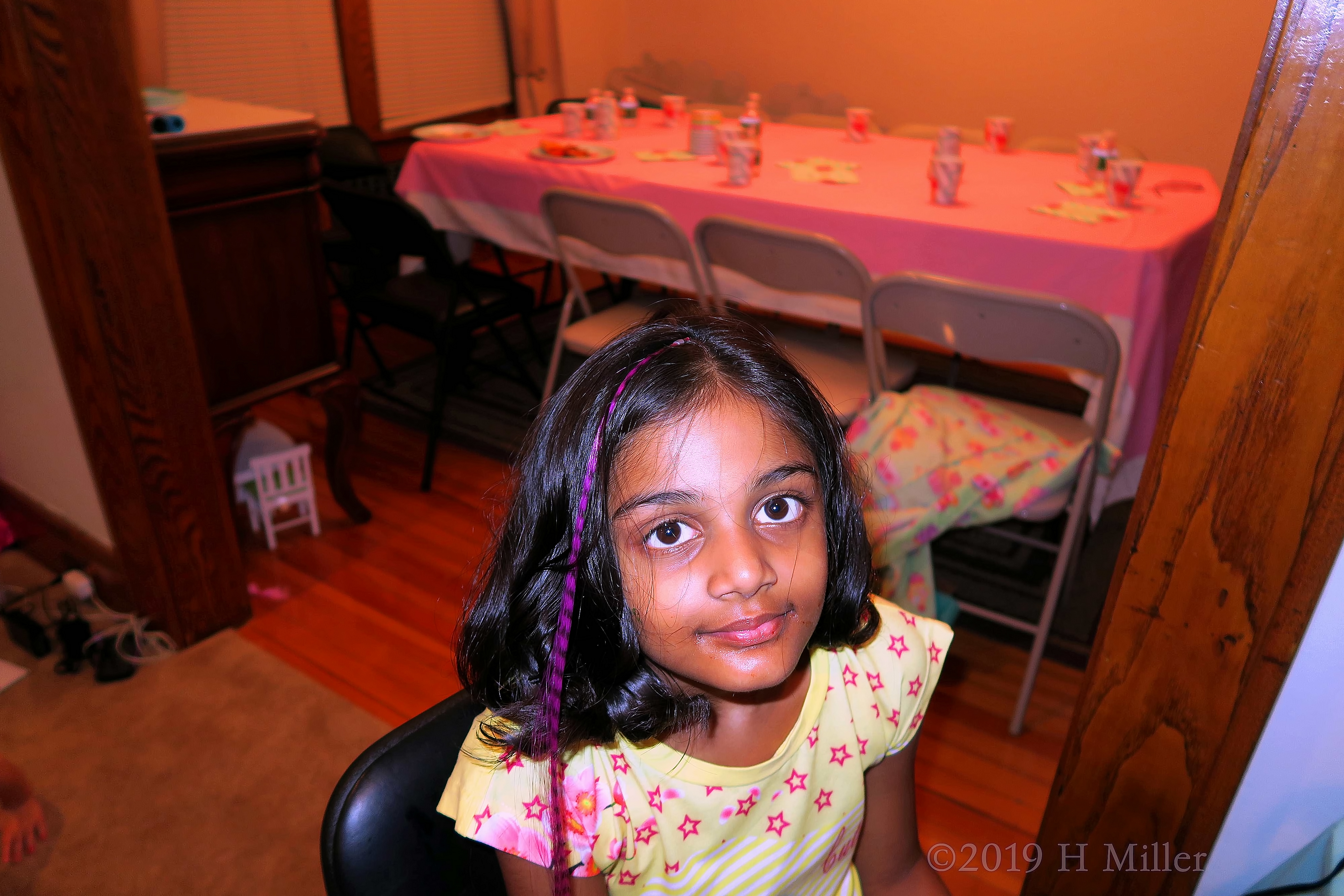 Yes To Purple! Kids Hairstyle On Spa Party Guest! Yes To Purple! Kids Hairstyle On Spa Party Guest!