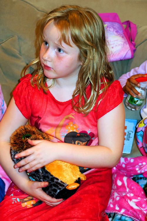After Her Services, The Birthday Girl Poses At The Kids Spa Party! After Her Services, The Birthday Girl Poses At The Kids Spa Party!