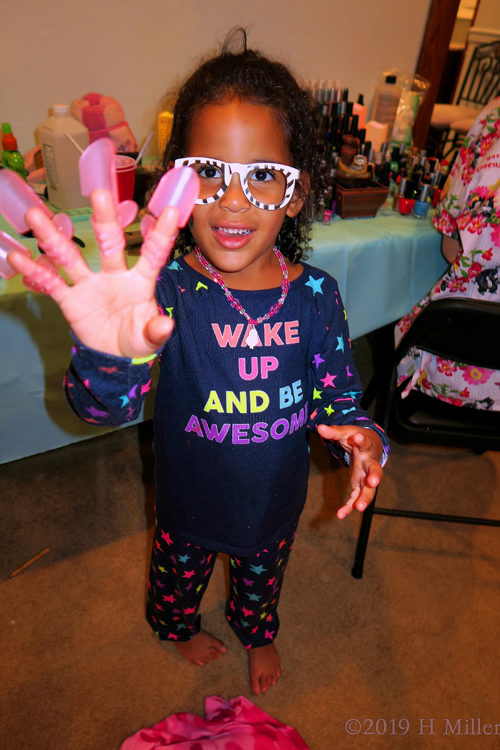 Counting In Contraptions! Kids Spa Party Guest Shows Off Kids Mani! Counting In Contraptions! Kids Spa Party Guest Shows Off Kids Mani!
