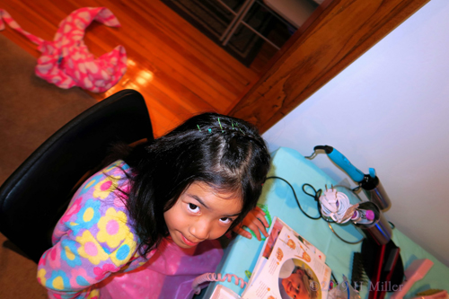 Haute Hair Braids! Spa Party Guest Gets New Kids Hairstyle! Haute Hair Braids! Spa Party Guest Gets New Kids Hairstyle!