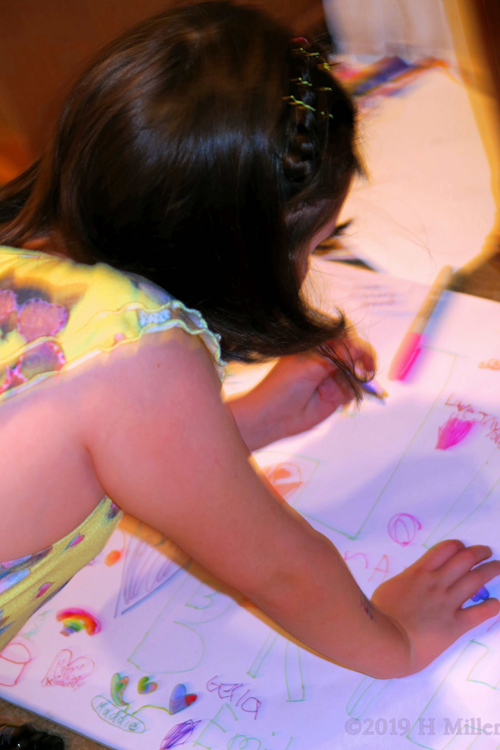 Permanently Penned! Signing The Spa Birthday Card For Emily's Spa! Permanently Penned! Signing The Spa Birthday Card For Emily's Spa!