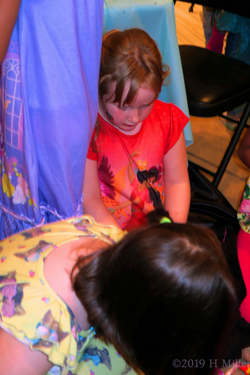 Plenty Of Party Candy! Birthday Girl Picking Up Goodies From The Pinata! Plenty Of Party Candy! Birthday Girl Picking Up Goodies From The Pinata!