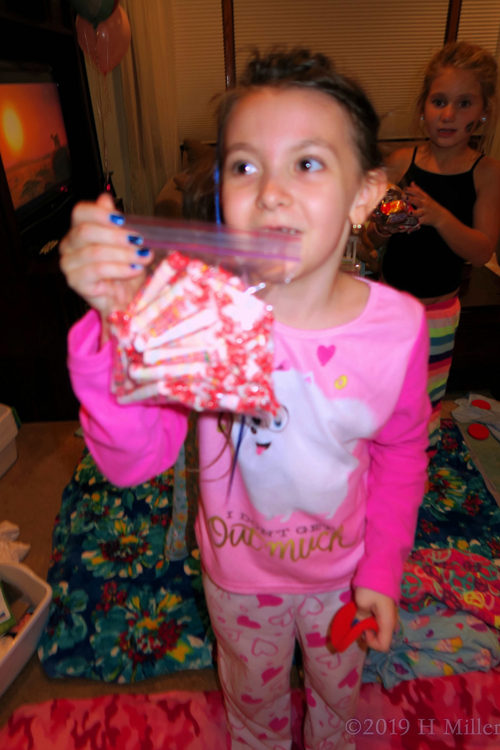 Simply Smarties! Party Guest Shows Off Candy Collection! 