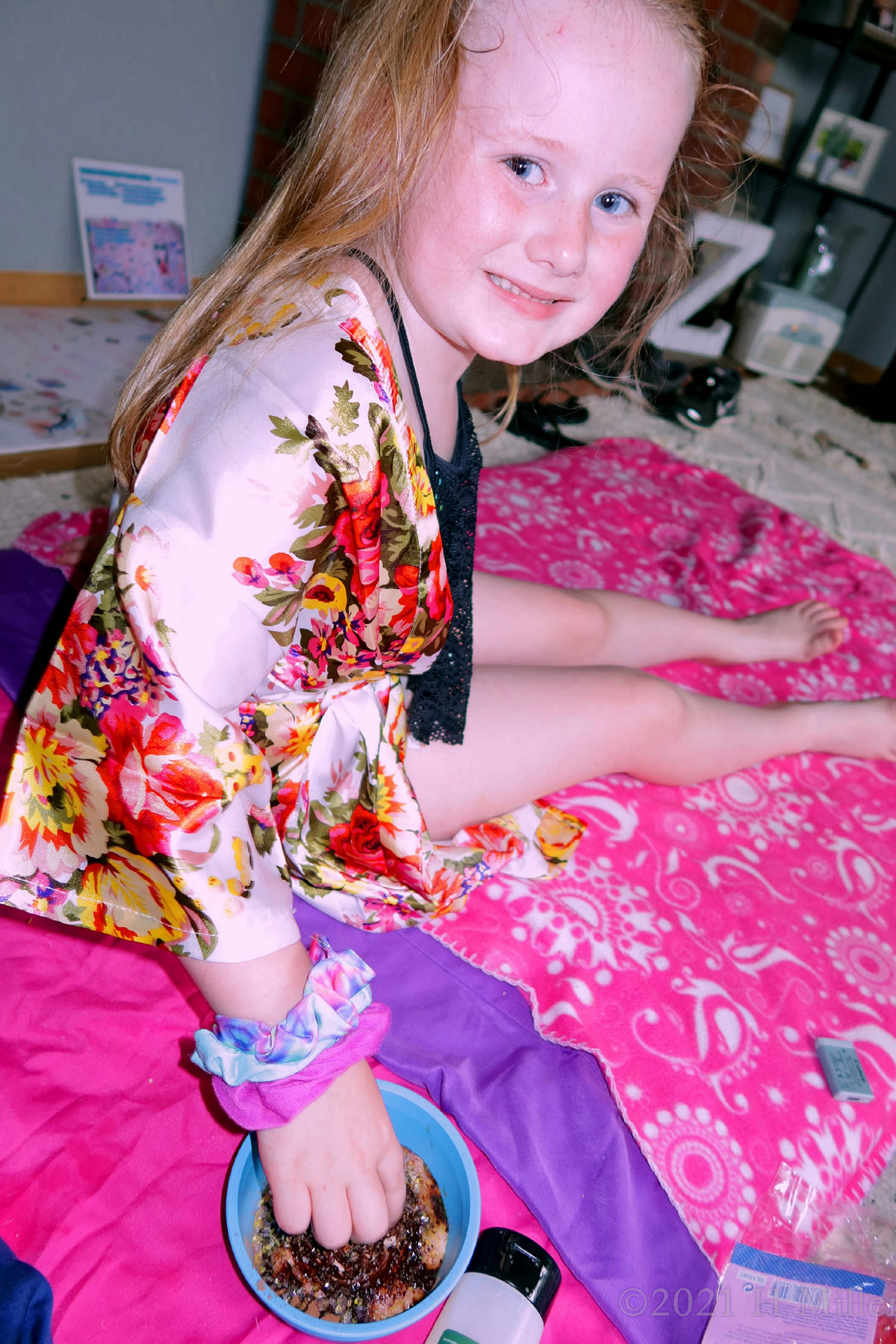 Kids Spa Birthday Party For Emma! 