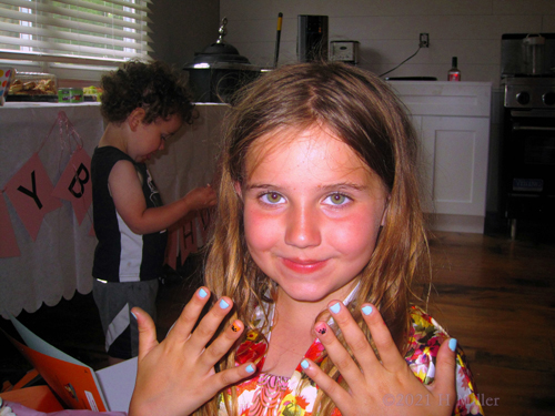 Kids Spa Birthday Party For Emma!