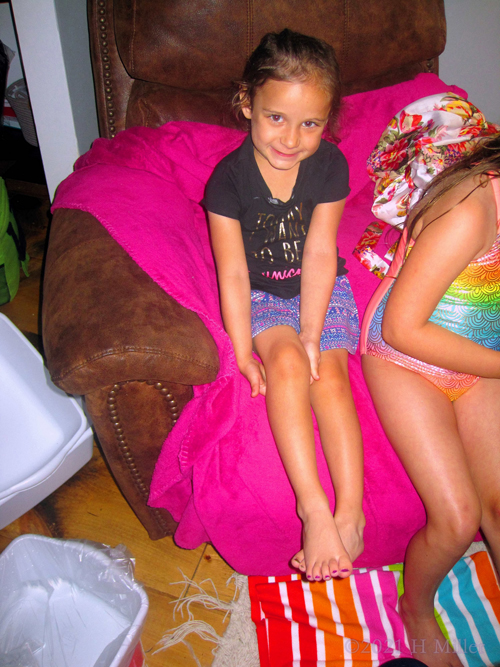 Kids Spa Birthday Party For Emma!