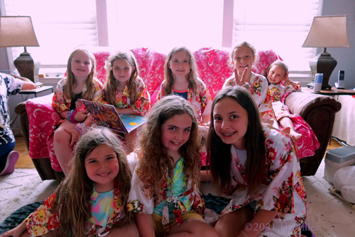 Kids Spa Birthday Party For Emma!