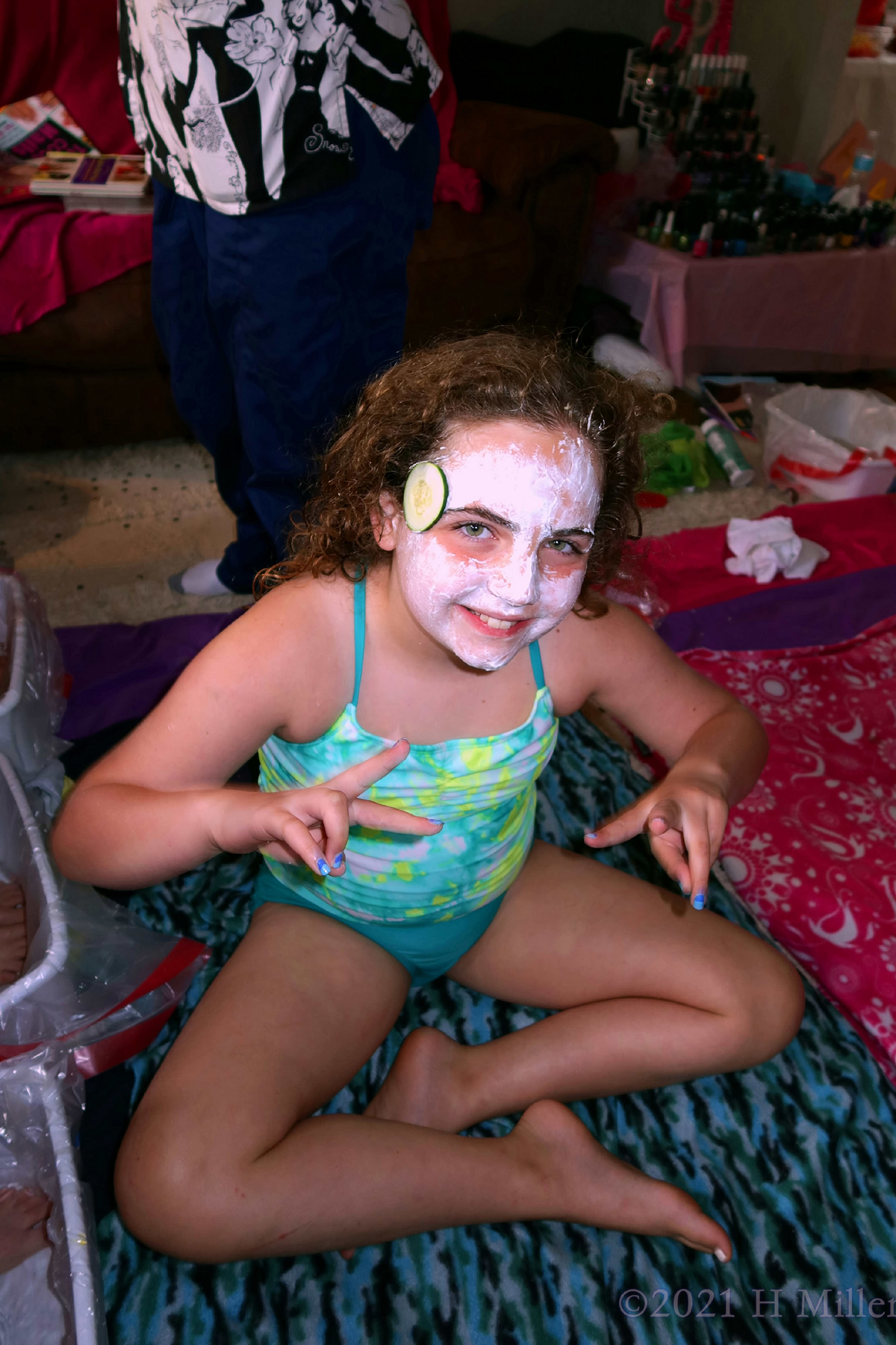 Kids Spa Birthday Party For Emma! 